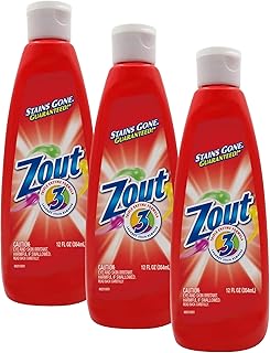 Laundry Stain Remover, Triple Enzyme Formula, 12 Ounce (Pack of 3)